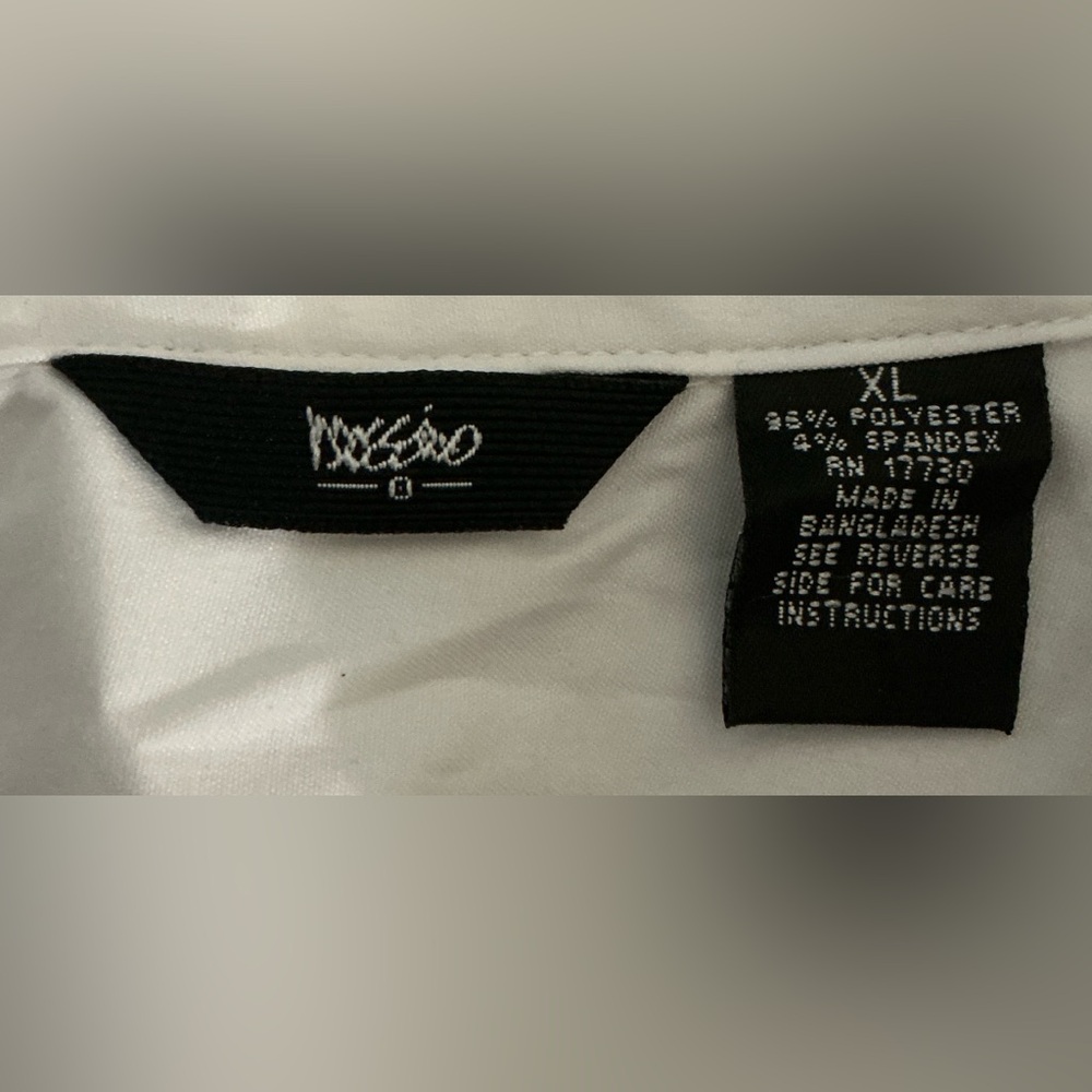 NEW VINTAGE WHITE LONG SLEEVE BUTTON DOWN SHIRT - Picture 5 of 6